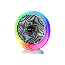 Портативний вентилятор з RGB-підсвічуванням та швидкою зарядкою TYPE-C